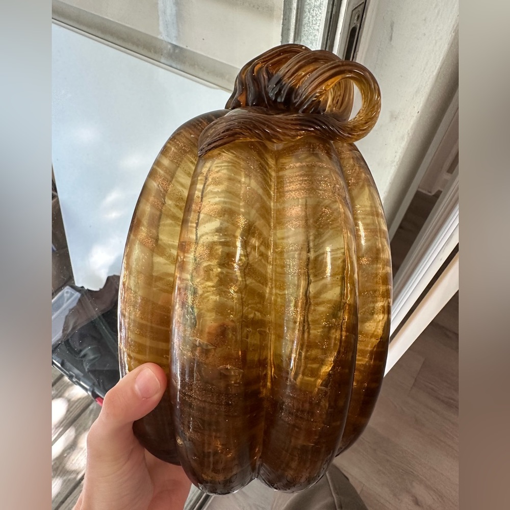 Glass pumpkin